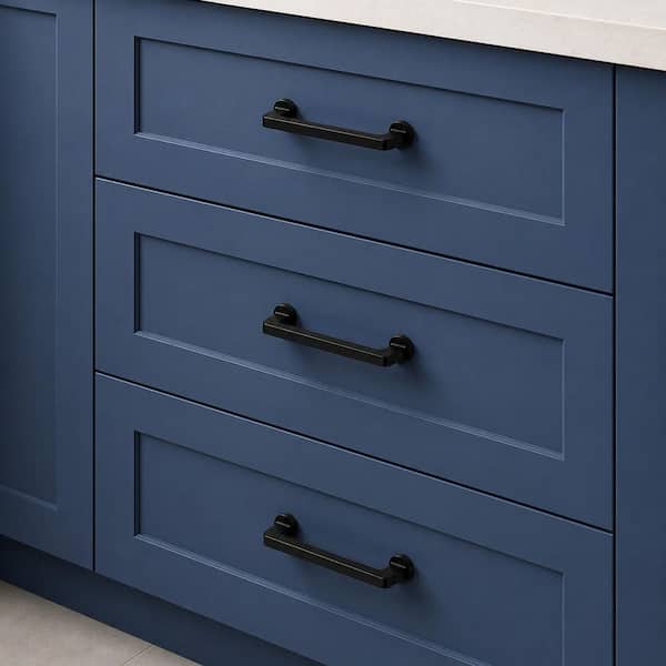 StyleWell Ainsley 3 in. (76mm) Matte Black Cabinet Bar Pull