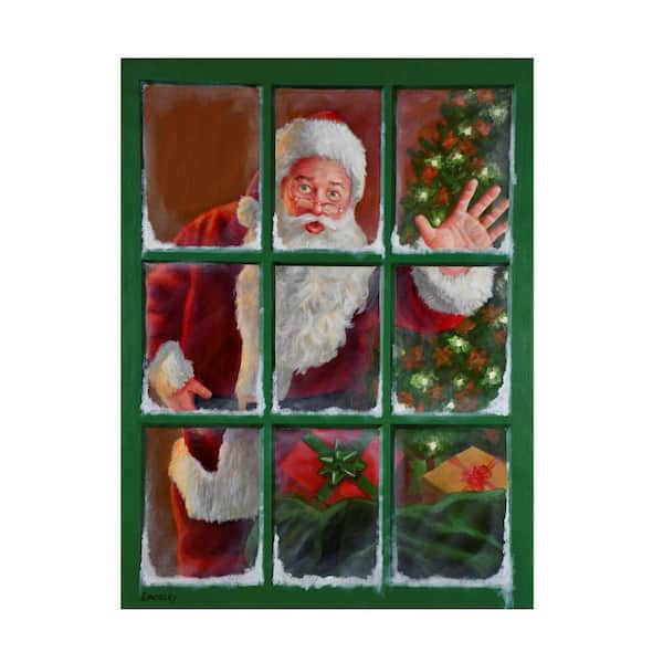 Trademark Fine Art Unframed Home David Lindsley 'Santa Window 4' Photography Wall Art 14 in. x 19 in.