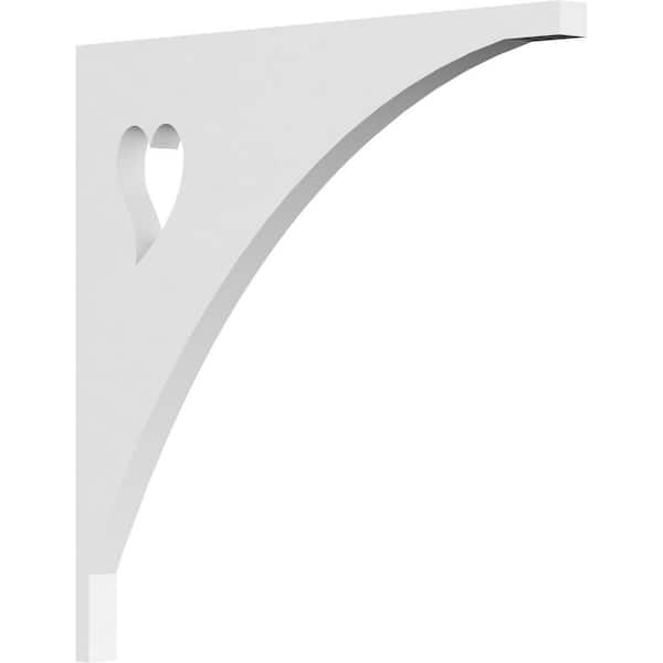 Ekena Millwork 5/8 in. W X 10 in. H X 10 in. D PVC Winston Bracket