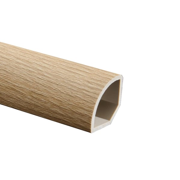 Malibu Wide Plank French Oak Alameda 0.59 in. Thickness x 1.023 in. Width x 94.48 in. Length Quarter Round Molding