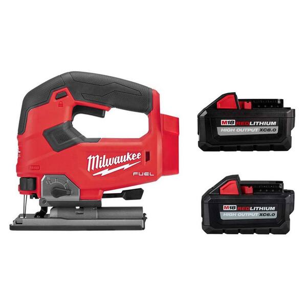 Milwaukee M18 FUEL 18V Lithium-Ion Brushless Cordless Jig Saw w/ (2) Batteries