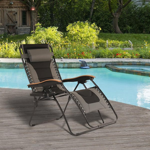 Padded recliner chair discount garden