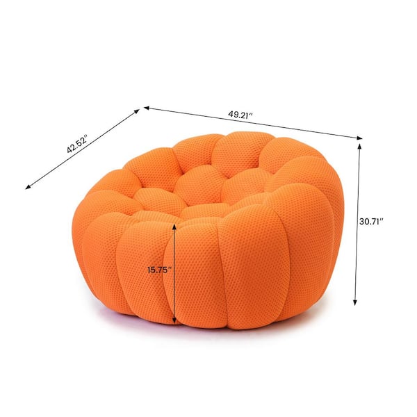 Magic Home (Set of 2)Bubble Couch,49.2 in. Mesh Fabric Armless