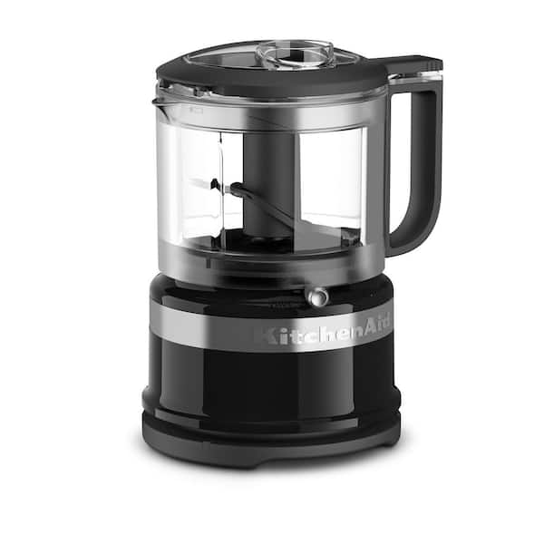 KitchenAid Mini 3.5-Cup 2-Speed Food Processor with Pulse Control in Onyx Black