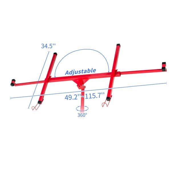 Kahomvis 11 ft. Professional Drywall Panel Hoist, 150 lbs. Load Capacity