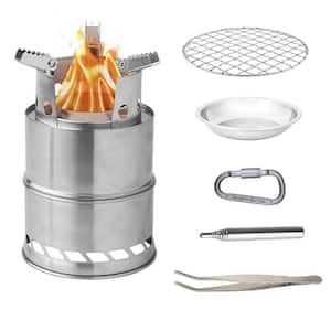 Stainless Steel Outdoor Mini Folding Bbq Wood Camping Stove