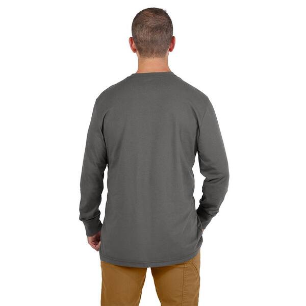Milwaukee Men's X-Large Gray GRIDIRON Cotton/Polyester Long-Sleeve