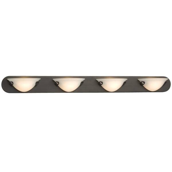 Filament Design Negron 4-Light Oil Rubbed Bronze Halogen Bath Vanity