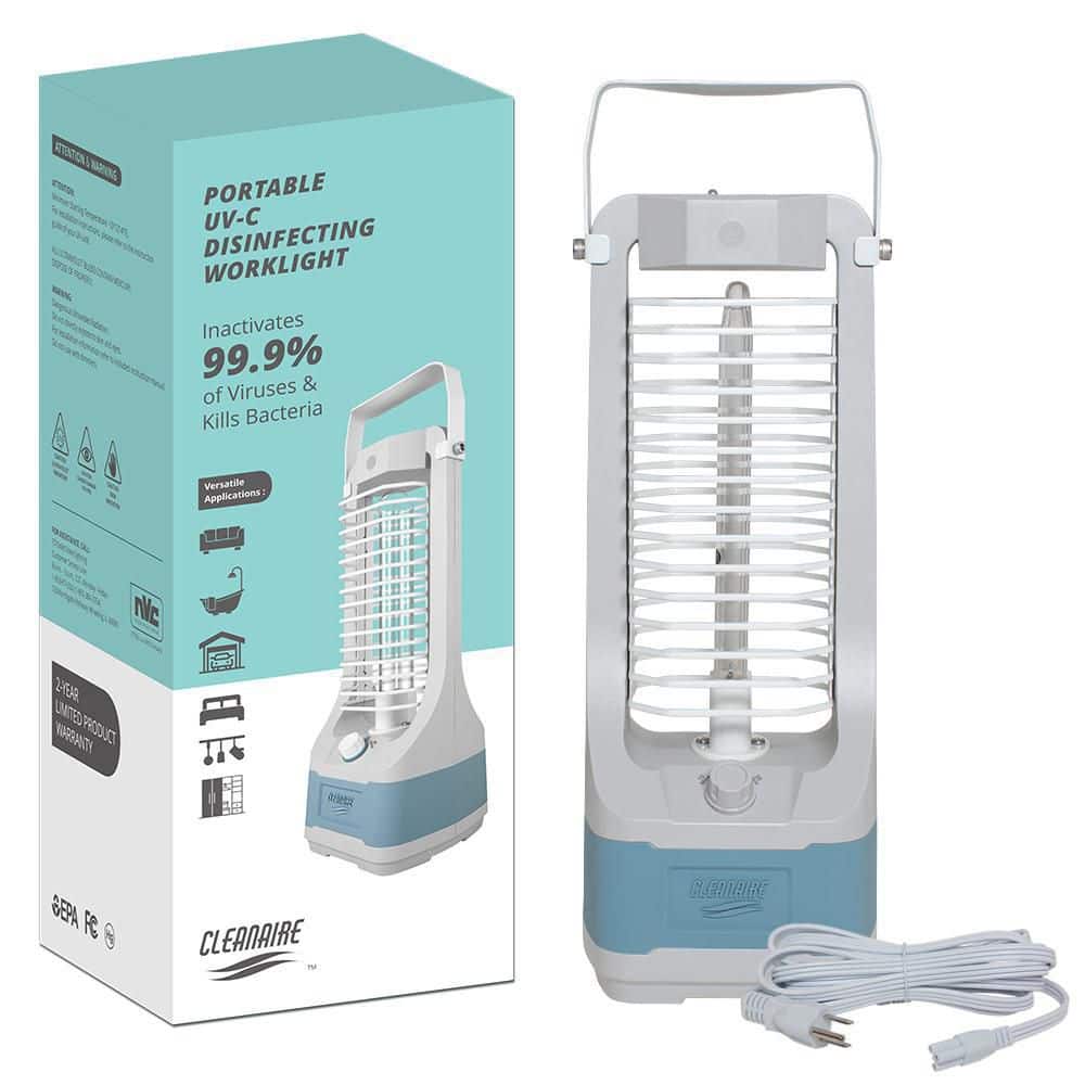 Cleanaire 15 in. Portable UV-C Disinfecting Work Light with Motion Sensors Adjustable Timer Alert Warning Function price history on PriceWatchPro