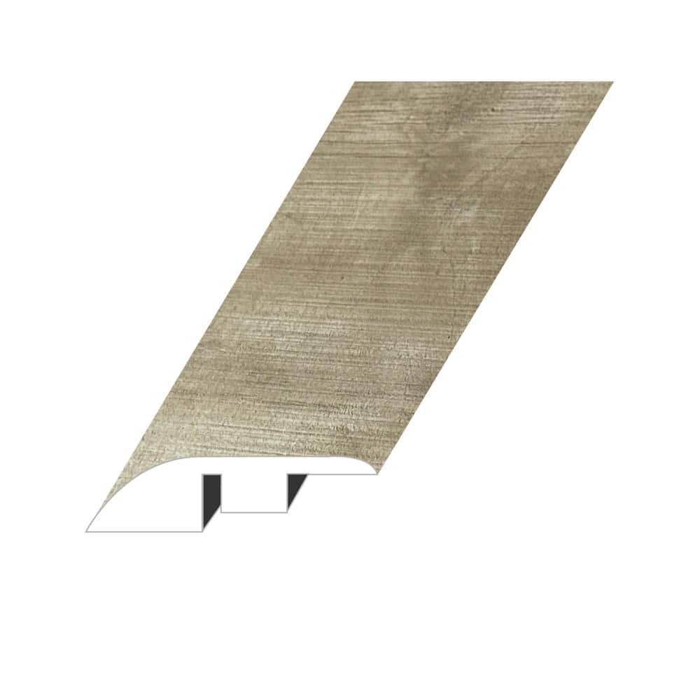 Summa Antique Pearl 0.6 in. Thick x 1.8 in. W x 94.5 in. L HDF Waterproof A