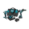 Makita 18V LXT Lithium-Ion Brushless Cordless Combo Kit 5.0 Ah (2-Piece) XT288T