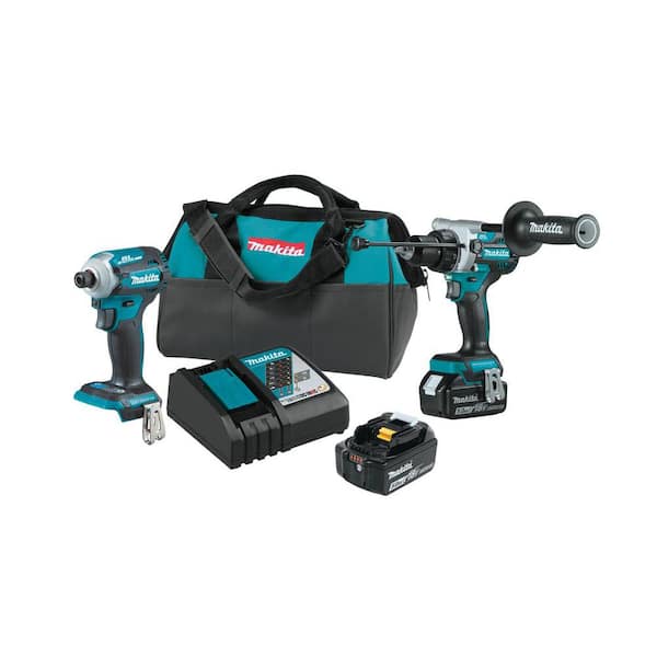 18V LXT Lithium-Ion Brushless Cordless Combo Kit 5.0 Ah (2-Piece)