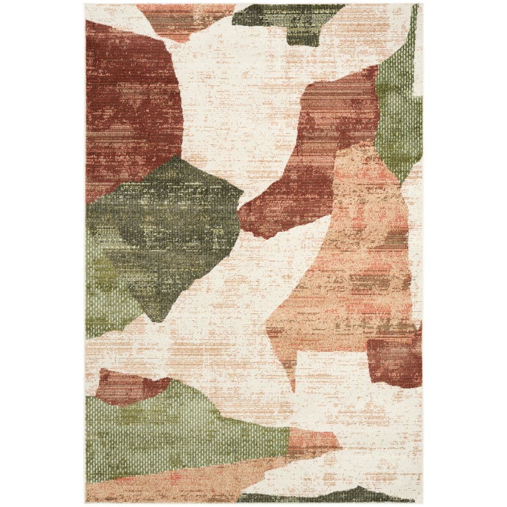 Nordic Beige Multi 5 ft. x 7 ft. Abstract Contemporary Area Rug price history on PriceWatchPro
