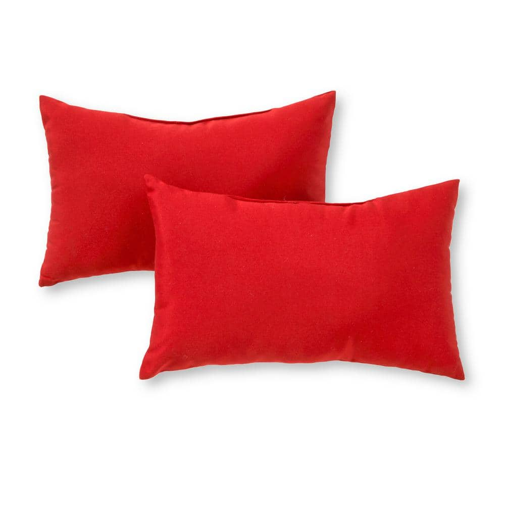 Outdoor pillow outlet red