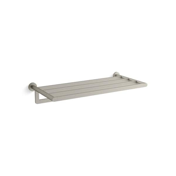 KOHLER Composed 24 in. Guest Towel Holder in Vibrant Brushed Nickel