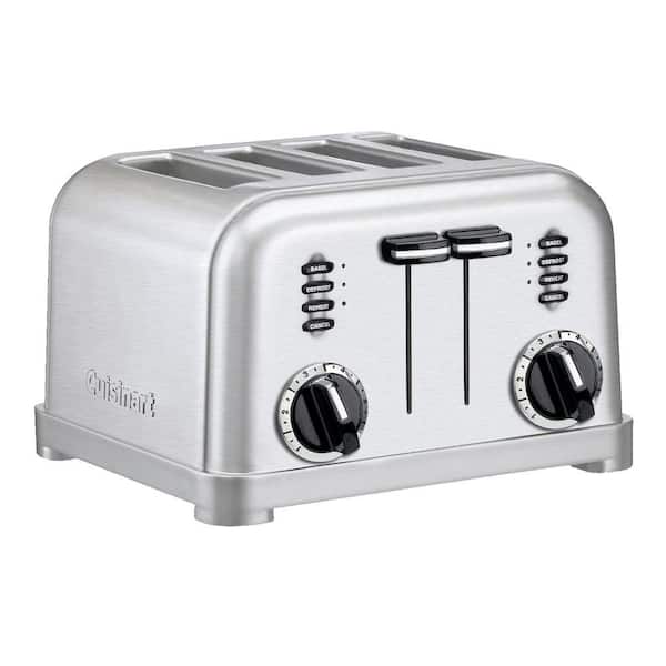Cuisinart Classic Series 4-Slice Stainless Steel Wide Slot Toaster