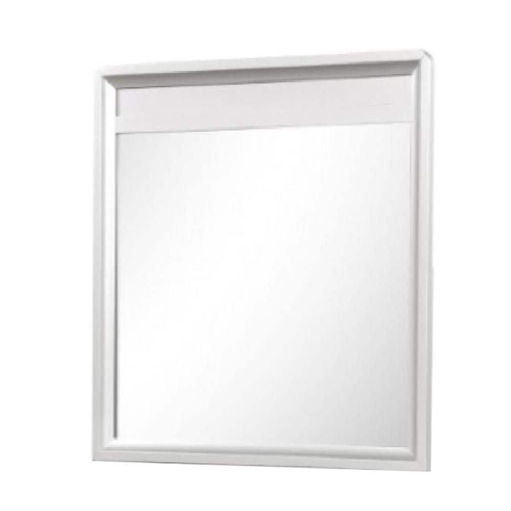 Broy Champagne Gray 1 in. W x 40 in. H Modern and Contemporary Rectangle Wood Framed Mirror price history on PriceWatchPro