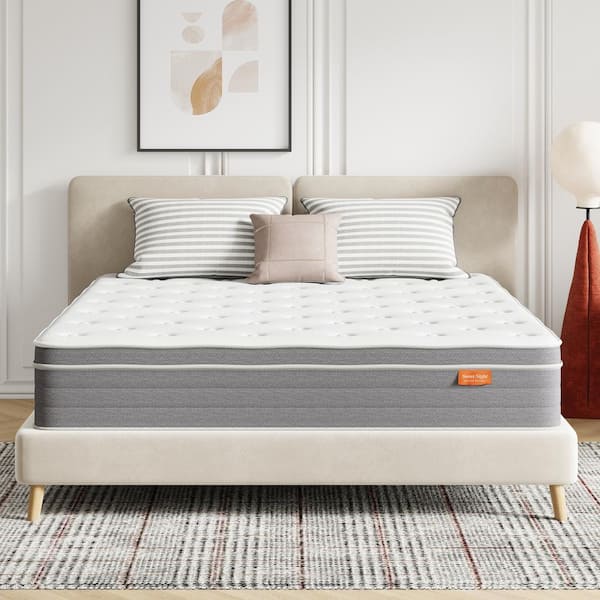 Sweetnight 12 in. Medium Hybrid Pillow top Queen Size Mattress, Support and Breathable Cooling Gel Memory Foam Mattress
