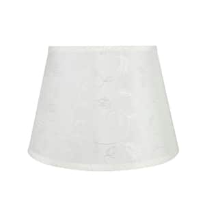 8 in. x 6.5 in. Off White Pleated Empire Lamp Shade