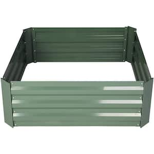 Cisvio Steel Raised Garden Bed Galvanized Planter Box Anti-Rust Coating ...