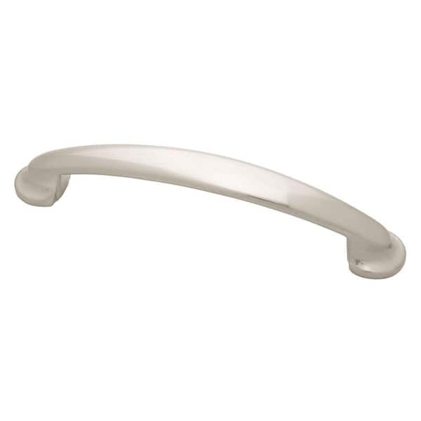 Liberty Curved 5-1/16 in. (129 mm) Satin Nickel Cabinet Drawer Pull