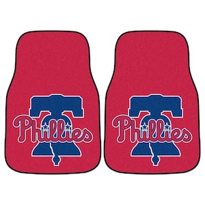 Philadelphia Phillies 17in. X 27in. 2 Piece Front Carpet Car Floor Mat Set