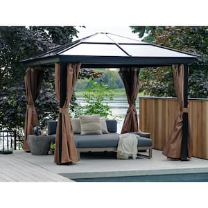 14 ft. in x 10 ft. Brown Venus Gazebo