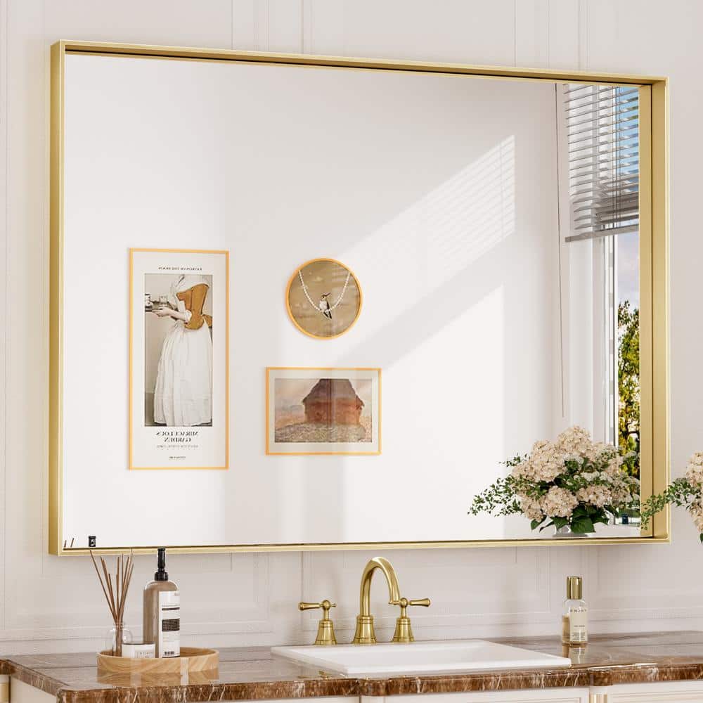 Brass frame mirror discount