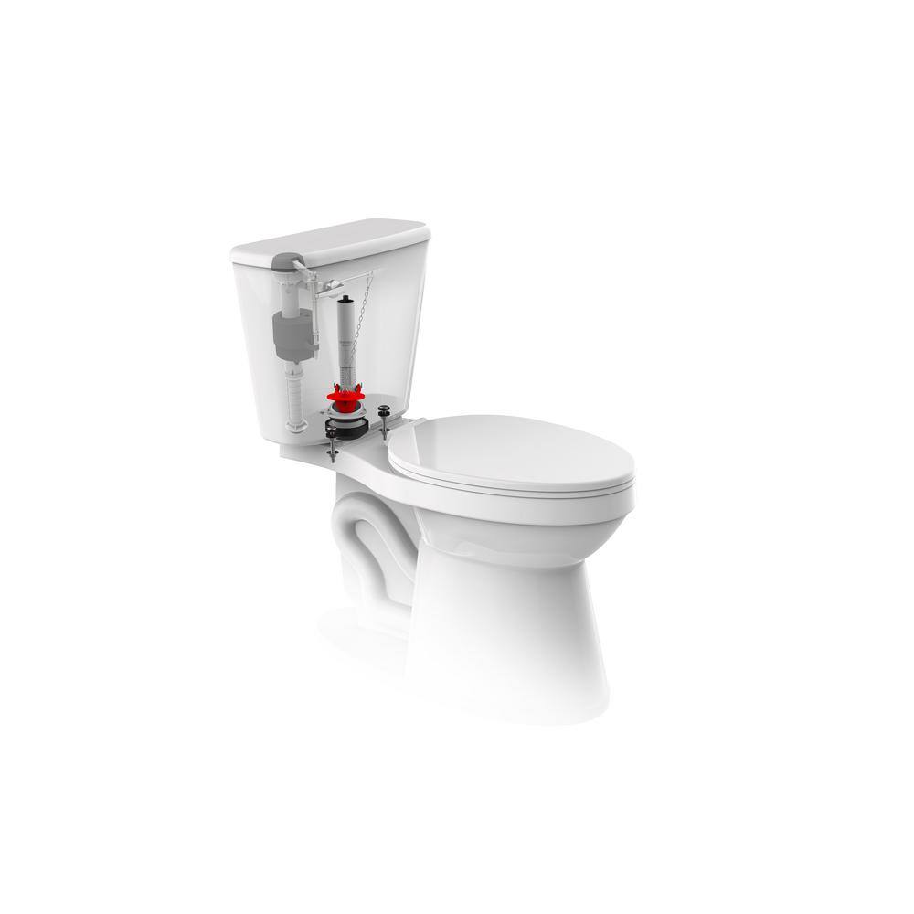 Everbilt Mansfield Bathroom Toilet Tank Flush Valve Complete Replacement Repair 