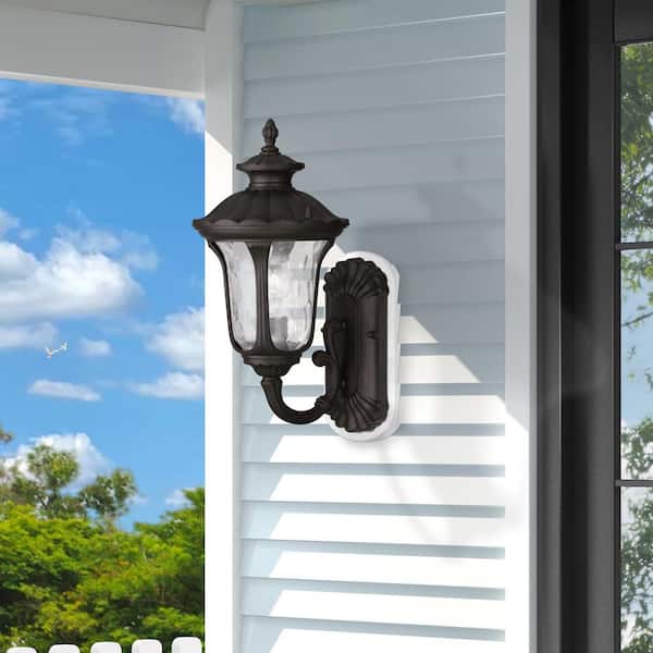AVIANCE LIGHTING Whitingham 1-Light Bronze Outdoor Wall Lantern Light