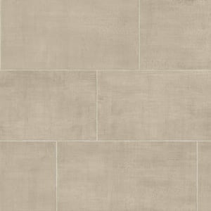 Unico Sand 12 in. x 24 in. Concrete Look Porcelain Floor and Wall Tile (13.56 sq. ft./Case)