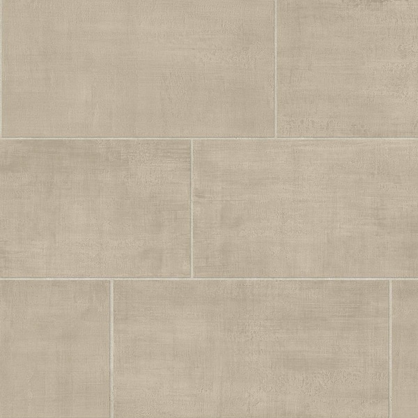 Corso Italia Unico Sand 12 in. x 24 in. Concrete Look Porcelain Floor and Wall Tile (13.56 sq. ft./Case)