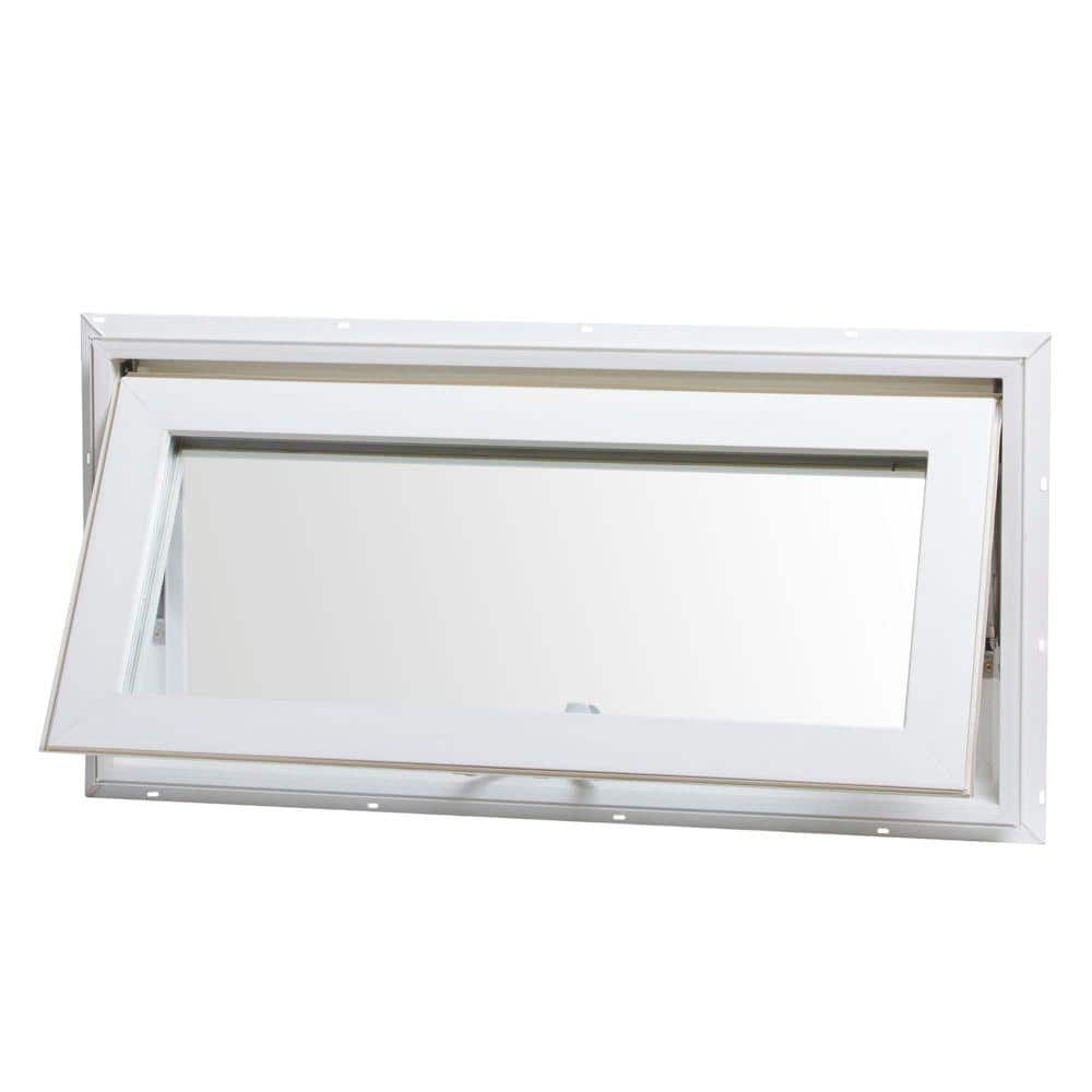 Tafco Windows 32 In X 16 In Awning Vinyl Window With Screen White Va3216 The Home Depot