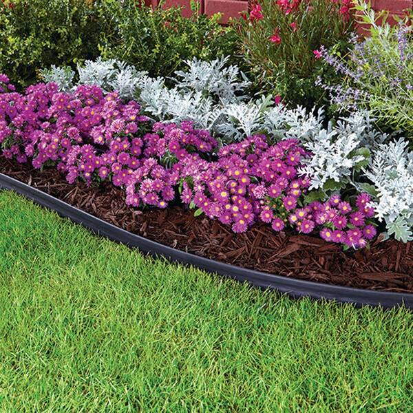 60 ft. No-Dig Plastic Landscape Edging Kit