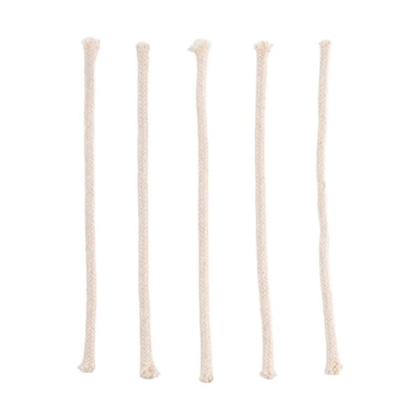 4. 3in Round Oil Lamp Wicks 5-PK