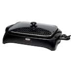 Perfecto Healthy 192 sq. in. Black Aluminum Indoor Grill with Lid