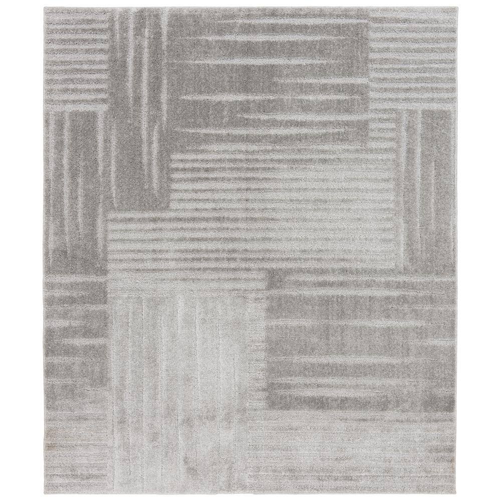 Intercept Light Gray 7 ft. x 9 ft. Area Rug