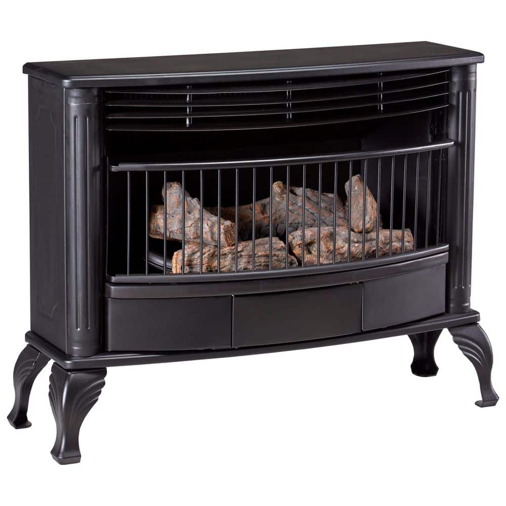 Duluth Forge 25,000 BTU Vent-Free Indoor Liquid Propane Gas Stove with Thermostat Control 170881