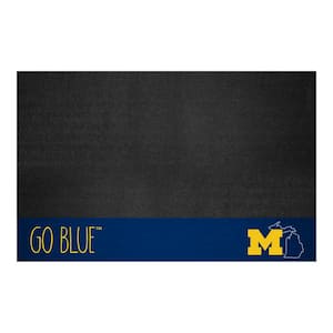 Michigan Wolverines Southern Style Vinyl 42 in. Grill Mat