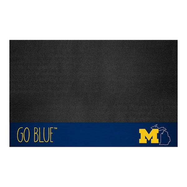 FANMATS Michigan Wolverines Southern Style Vinyl 42 in. Grill Mat