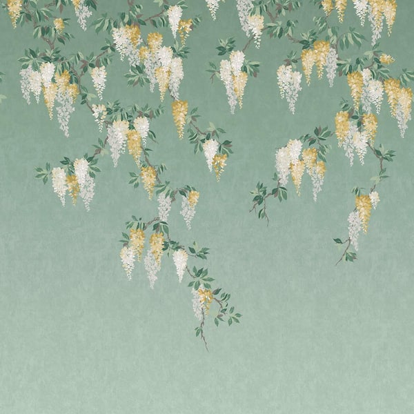 Advantage Green Wisteria Wall Mural