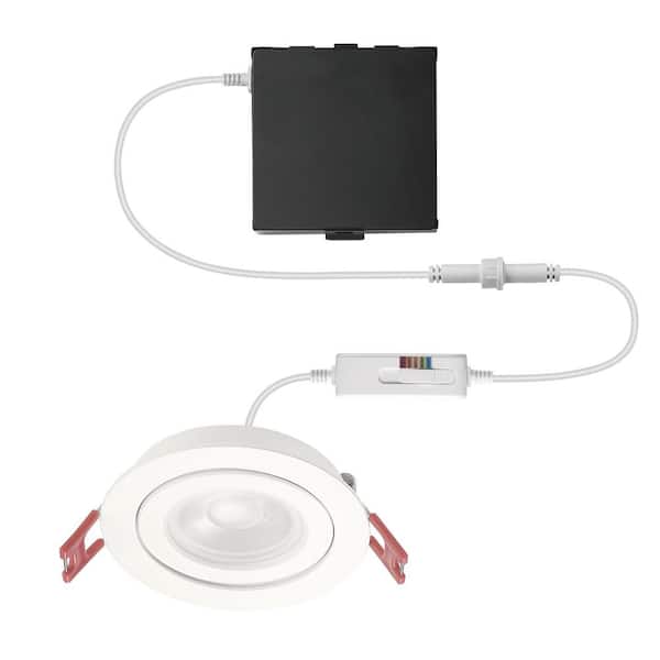 Specialty Elite 3 in. LED, Lumen Select, Ultraspot Canless Recessed Light, Adjustable CCT