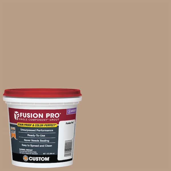 Custom Building Products Fusion Pro #380 Haystack 1 qt. Single Component Grout