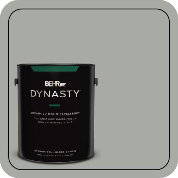 BEHR DYNASTY 1 gal. #PPU25-15 Flipper Semi-Gloss Enamel Interior Stain-Blocking Paint & Primer