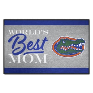 Florida Gators Blue World's Best Mom 19 in. x 30 in. Starter Mat Accent Rug
