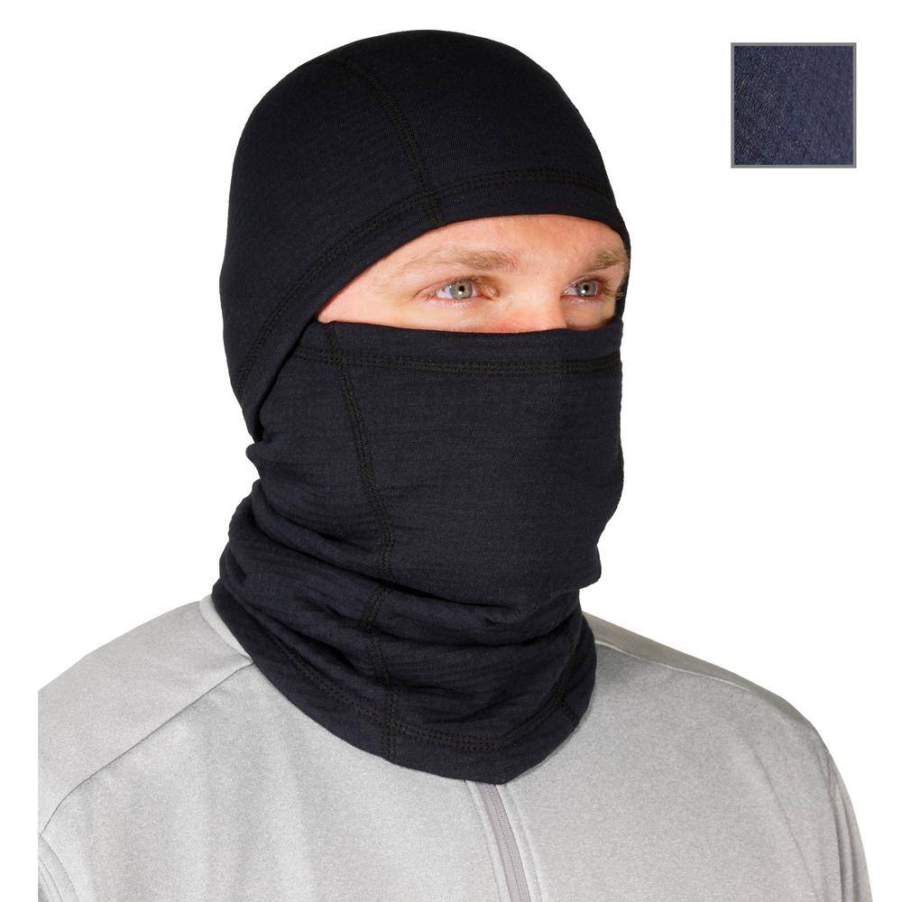 Ergodyne N-Ferno Black FR Balaclava Face Mask Hood-6847 - The Home Depot