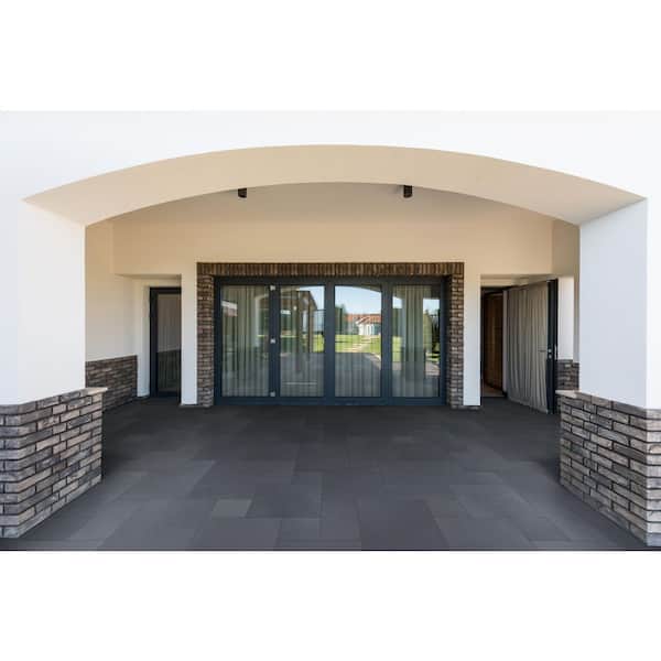 Montauk Blue Ashlar 16 in. x 24 in. Pattern Gauged Slate Floor and Wall Tile (512 sq. ft./Pallet)