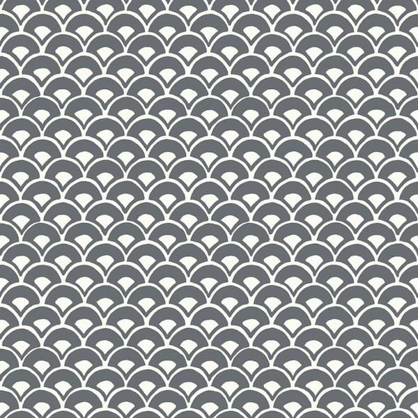 Magnolia Home by Joanna Gaines Stacked Scallops Spray and Stick Wallpaper