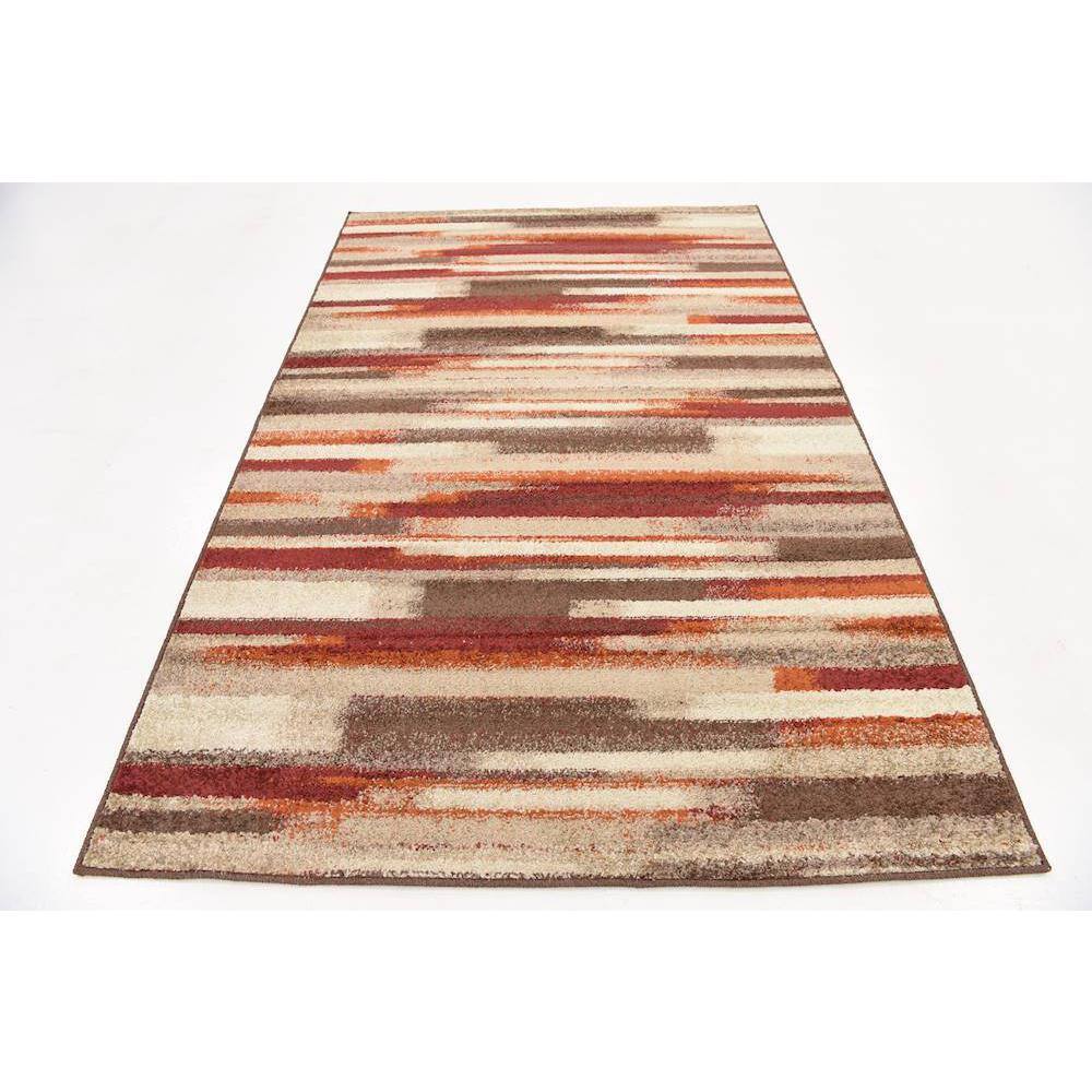 Autumn Harvest Multicolor Geometric 5' x 8' Area Rug