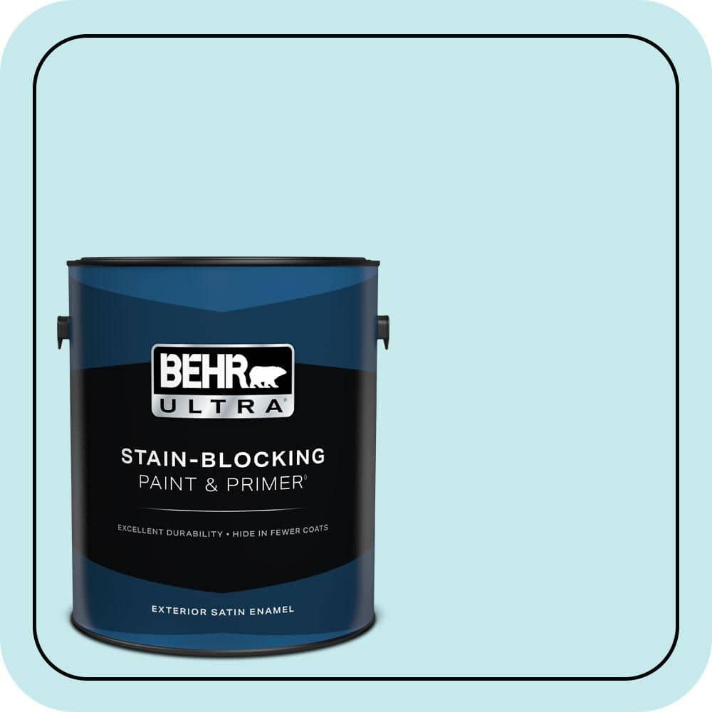 1 gal. #P470-1 Silent Breeze Satin Enamel Exterior Paint & Primer price history on PriceWatchPro